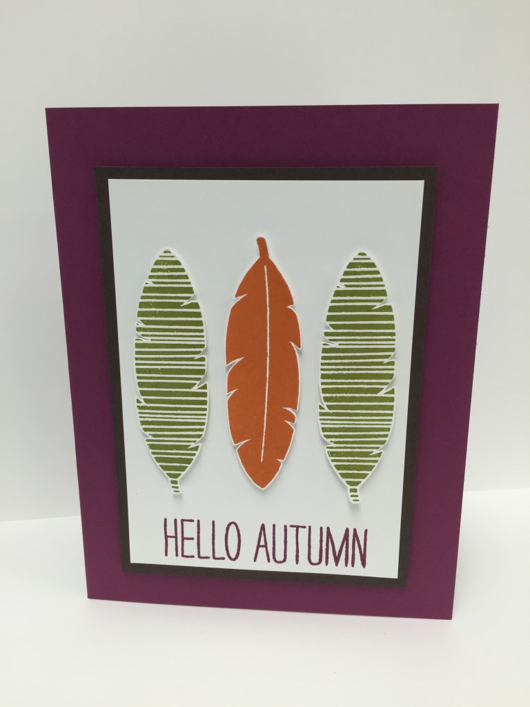 Stamp with Dara: Hello Autumn Card featuring Cheer All Year stamp set