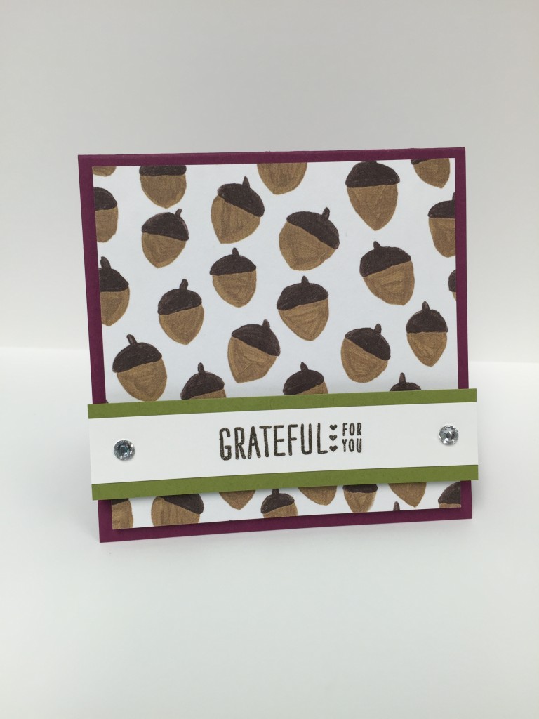 Stamp with Dara: Grateful For You Love Note